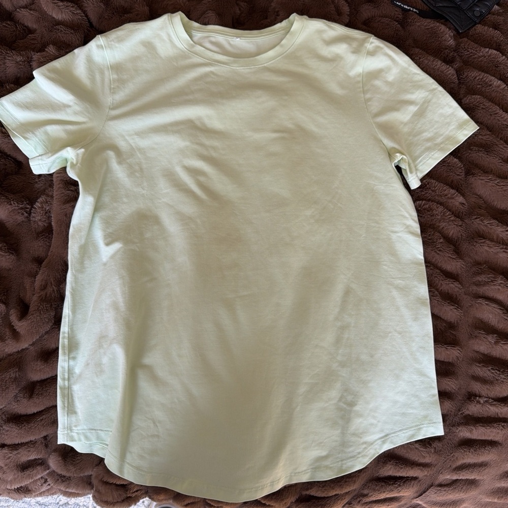 Lululemon light green Crewneck Tee